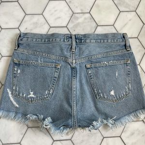 Parker Vintage Agolde denim cut off shorts